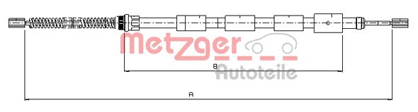 METZGER Kézifék bowden 10.645_METZ