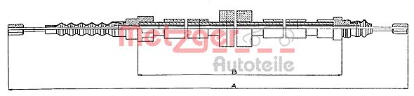 METZGER Kézifék bowden 10.679_METZ