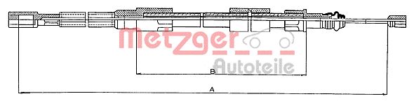 METZGER Kézifék bowden 10.720_METZ