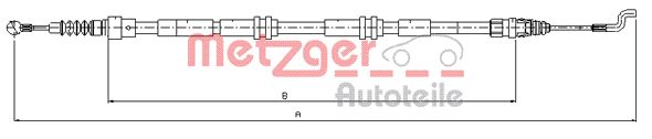 METZGER Kézifék bowden 10.7394_METZ