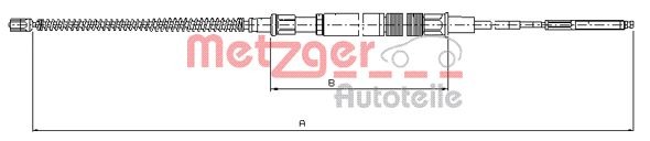 METZGER Kézifék bowden 10.7409_METZ