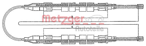 METZGER Kézifék bowden 10.741_METZ