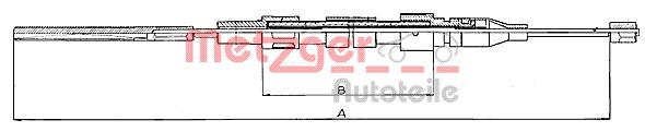 METZGER Kézifék bowden 10.744_METZ