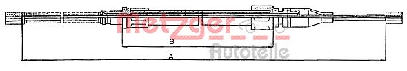 METZGER Kézifék bowden 10.745_METZ