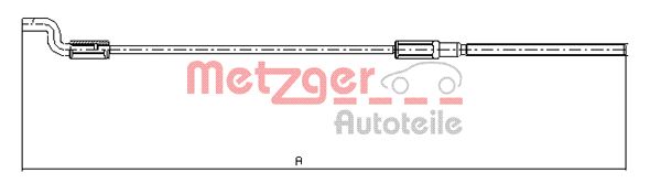 METZGER Kézifék bowden 10.7621_METZ