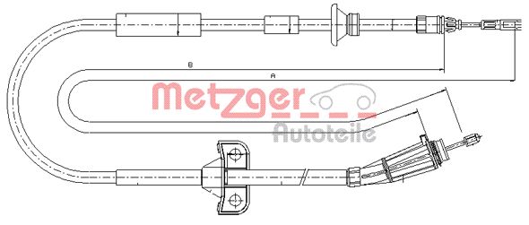 METZGER Kézifék bowden 10.8066_METZ