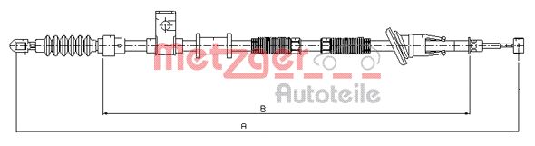 METZGER Kézifék bowden 10.8224_METZ