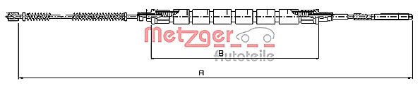 METZGER Kézifék bowden 10.9031_METZ