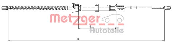 METZGER Kézifék bowden 10.9032_METZ