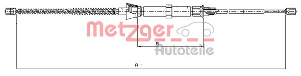 METZGER Kézifék bowden 10.9034_METZ