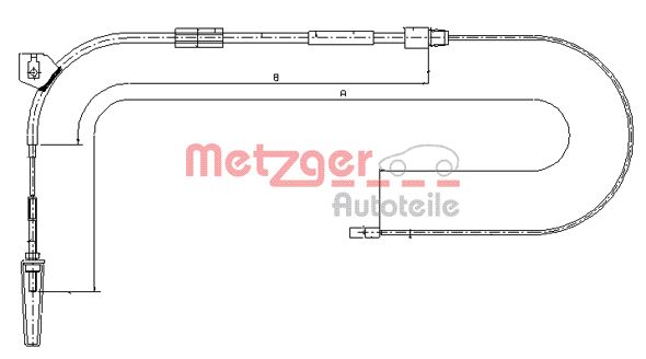 METZGER Kézifék bowden 10.9330_METZ