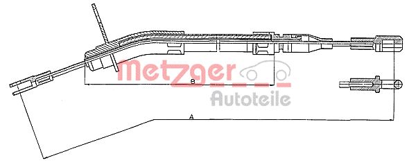 METZGER Kézifék bowden 10.935_METZ