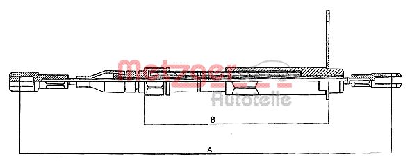 METZGER Kézifék bowden 10.943_METZ