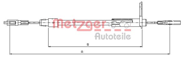 METZGER Kézifék bowden 10.9442_METZ