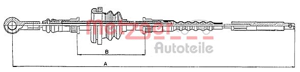 METZGER Kézifék bowden 10.9846_METZ