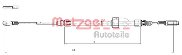 METZGER Kézifék bowden 10.9884_METZ