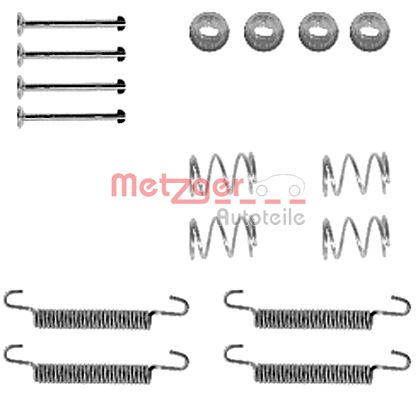 METZGER Tartozékkészlet, fékpofa 105-0791_METZ