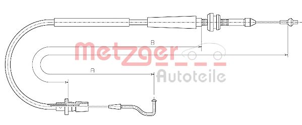 METZGER Gázbowden 11.0637_METZ