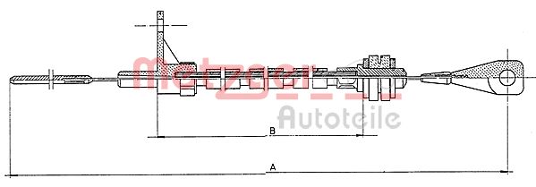 METZGER Gázbowden 11.065_METZ