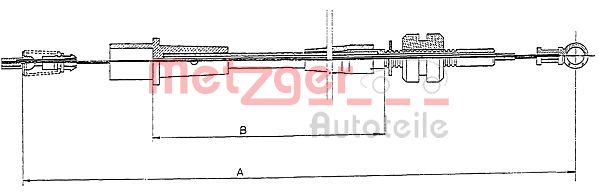 METZGER Gázbowden 11.1242_METZ