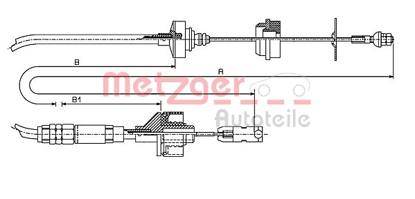 METZGER Kuplungbowden 11.2148_METZ