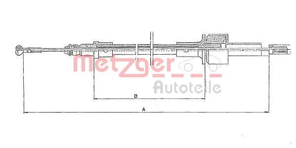 METZGER Kuplungbowden 11.2324_METZ