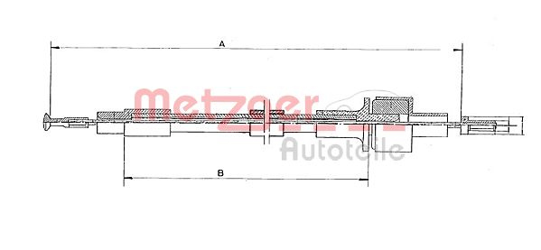 METZGER Kuplungbowden 11.2433_METZ