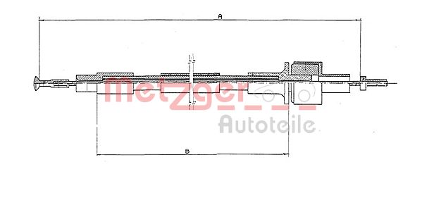 METZGER Kuplungbowden 11.245_METZ