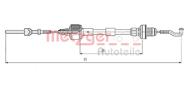 METZGER Kuplungbowden 11.2531_METZ