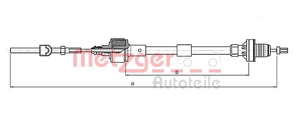 METZGER Kuplungbowden 11.2532_METZ