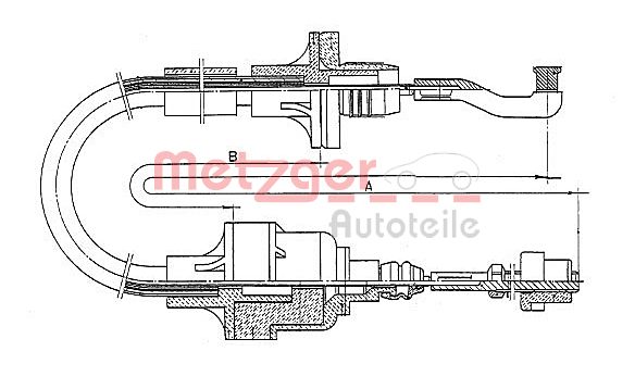 METZGER Kuplungbowden 11.2551_METZ