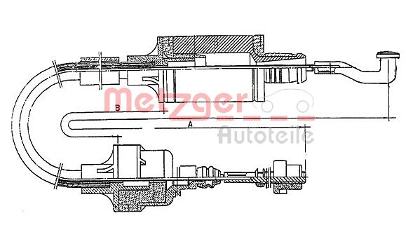 METZGER Kuplungbowden 11.2552_METZ