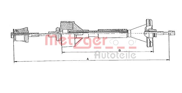 METZGER Kuplungbowden 11.290_METZ