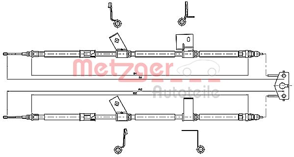 METZGER Kézifék bowden 11.5780_METZ