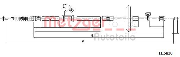 METZGER Kézifék bowden 11.5830_METZ