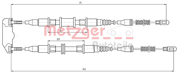 METZGER Kézifék bowden 11.585_METZ