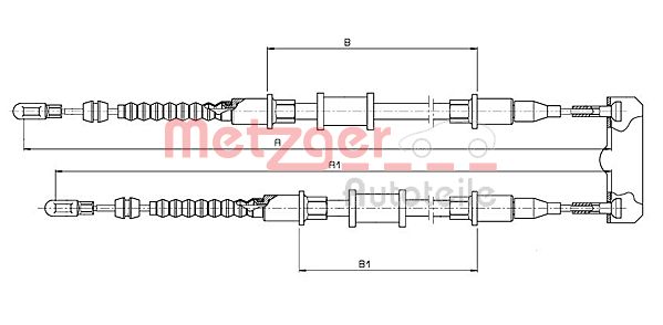 METZGER Kézifék bowden 11.5856_METZ