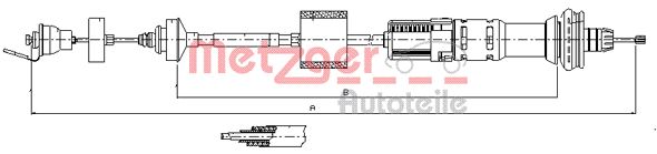 METZGER Kuplungbowden 11.2154_METZ