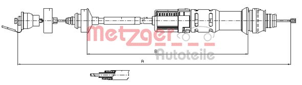 METZGER Kuplungbowden 11.2198_METZ