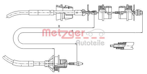 METZGER Kuplungbowden 11.2244_METZ