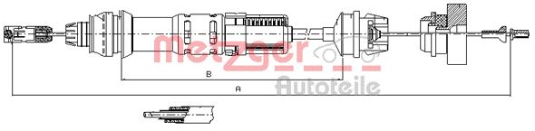 METZGER Kuplungbowden 11.2280_METZ