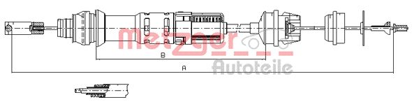 METZGER Kuplungbowden 11.2281_METZ