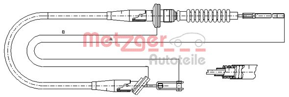 METZGER Kuplungbowden 11.2535_METZ