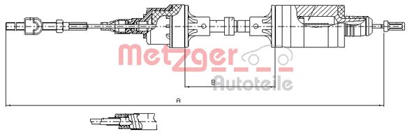 METZGER Kuplungbowden 11.2553_METZ