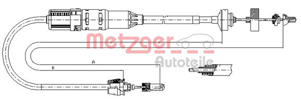 METZGER Kuplungbowden 11.2915_METZ