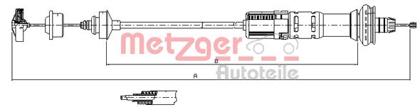 METZGER Kuplungbowden 11.3028_METZ