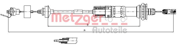 METZGER Kuplungbowden 11.3043_METZ