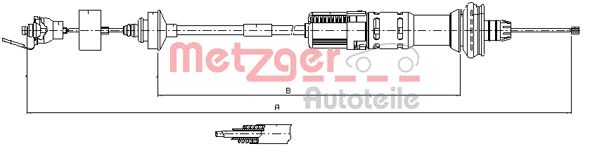 METZGER Kuplungbowden 11.3059_METZ