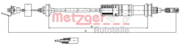 METZGER Kuplungbowden 11.3924_METZ