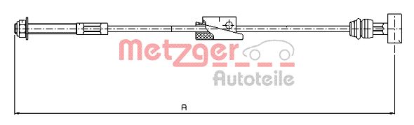 METZGER Kézifék bowden 11.5452_METZ